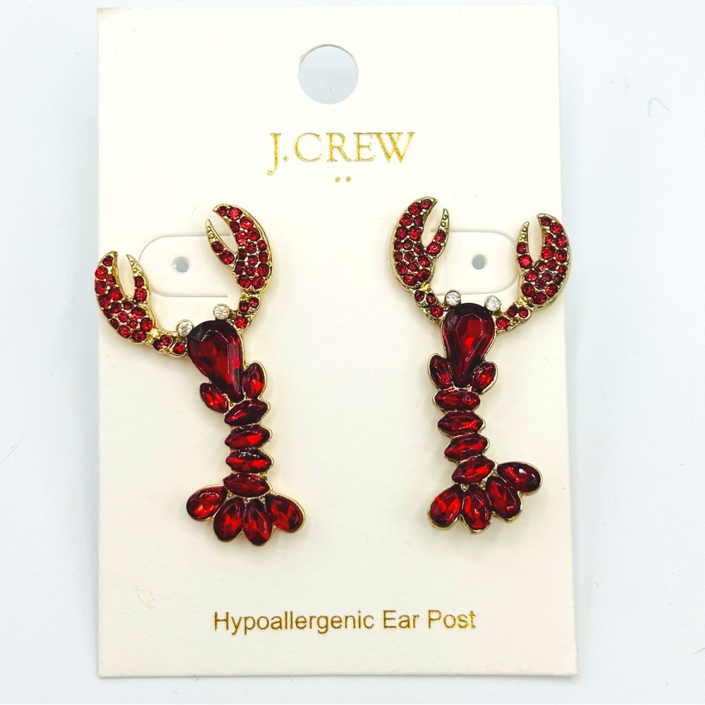 J.Crew Factory Lobster Earrings